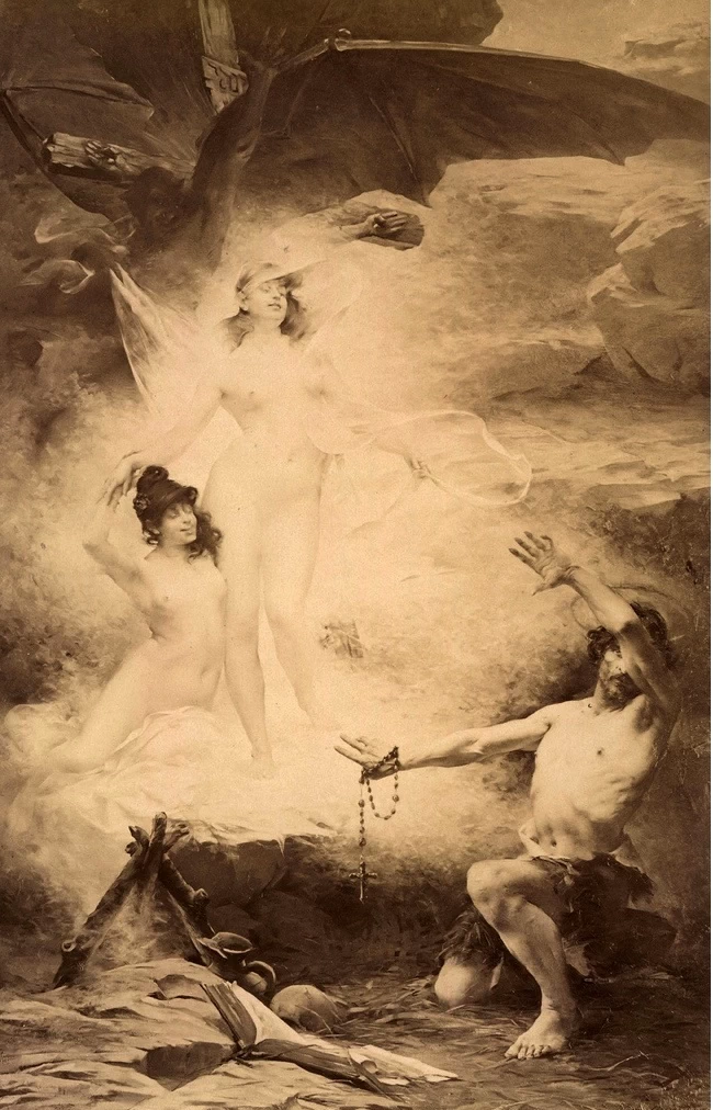 François Paul Auguste Quinsac - Tentazione (1888)